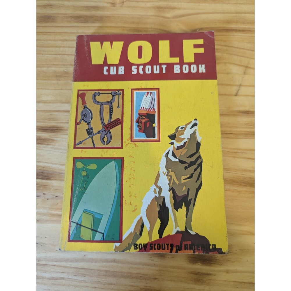 Vintage 1967 Wolf Cub Scout Book Boy Scouts of America Activity Manual‎